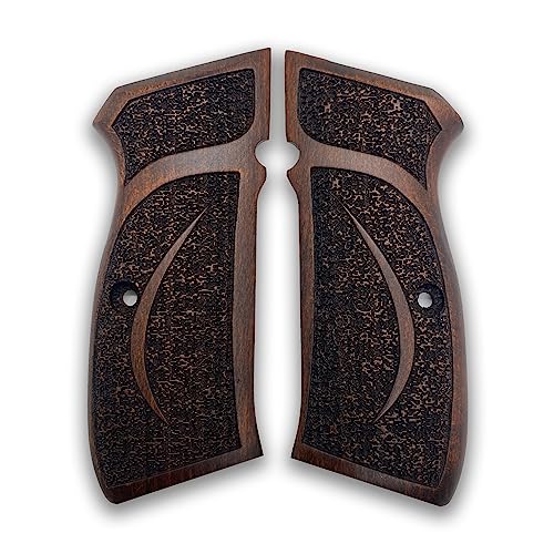 Zib Grips für CZ-75-Griffe / CZ85-Griffe / 75B CZ 75 / SP-01 75B CZ 75/85 Full Siz Handgefertigt aus Walnussholz Zib Grips für CZ-75-Griffe / CZ85-Griffe / 75B CZ 75 / SP-01 75B CZ 75/85 Full Siz Handgefertigt aus Walnussholz von Zib Grips