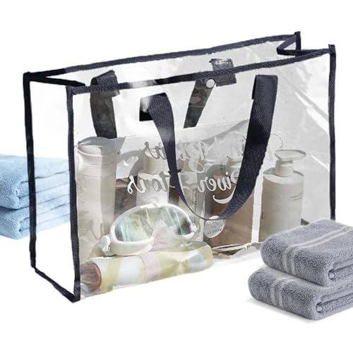 Zibeem Durchsichtige Sporttasche, durchsichtige Einkaufstasche | Große transparente Tragetasche,Durchsichtige Strandtasche, durchsichtige Tragetasche, PVC-Einkaufstasche, große durchsichtige Tasche, Zibeem Durchsichtige Sporttasche, durchsichtige Einkaufstasche | Große transparente Tragetasche,Durchsichtige Strandtasche, durchsichtige Tragetasche, PVC-Einkaufstasche, große durchsichtige Tasche, von Zibeem