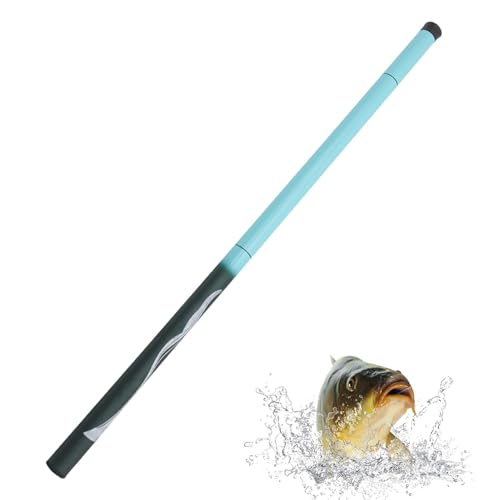 Zibeem Stream Angelrute,Leichte Angelrute - Fiberglas dünne Angelrute,Wild Fishing Stream Stick für Anfänger, Seen, Outdoor, Fluss von Zibeem