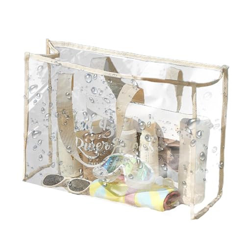 Zibeem Transparente Strandtasche, durchsichtige Reisetasche groß | Durchsichtige Einkaufstasche,Durchsichtige Strandtasche, PVC-Tragetasche, praktische Wäschetasche, durchsichtige Tasche, wasserdichte Zibeem Transparente Strandtasche, durchsichtige Reisetasche groß | Durchsichtige Einkaufstasche,Durchsichtige Strandtasche, PVC-Tragetasche, praktische Wäschetasche, durchsichtige Tasche, wasserdichte von Zibeem