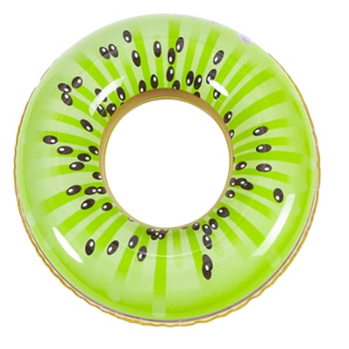 Zibeem Wassermelonen-Poolschwimmer,Limetten-Poolschwimmer | Wassermelone Kiwi Orange Limette Aufblasbare Fruchtschlauchringe Schwimmringe - Lustiger großer Pool-Ringschwimmer, tragbares von Zibeem