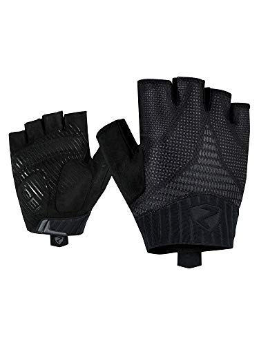 Ziener Herren CENO Fahrrad-/Mountainbike-/Radsport-Handschuhe | Kurzfinger - atmungsaktiv/dämpfend, Black, 7,5 von Ziener