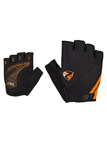 Ziener Herren COLLBY Fahrrad-/Mountainbike-/Radsport-Handschuhe | Kurzfinger - atmungsaktiv/dämpfend, New orange, 6,5 von Ziener