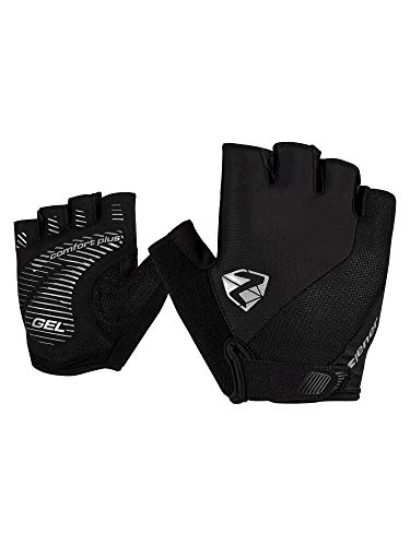 Ziener Herren COLLBY Fahrrad-/Mountainbike-/Radsport-Handschuhe | Kurzfinger - atmungsaktiv/dämpfend, Black, 9,5 von Ziener