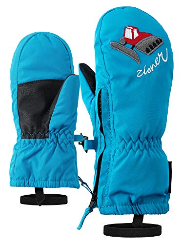 Ziener Baby LE ZOO MINIS glove Ski-handschuhe / Wintersport |warm, atmungsaktiv, blau (sea), 92cm von Ziener