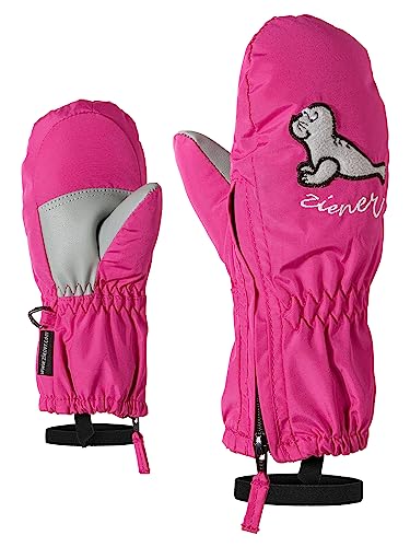 Ziener Baby LE ZOO MINIS glove Ski-handschuhe / Wintersport |warm, atmungsaktiv, rosa (pop pink), 98cm von Ziener