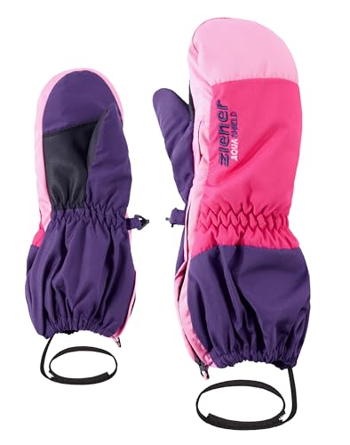 Ziener Kinder LEVI Ski-Handschuhe/Wintersport | wasserdicht atmungsaktiv, dark purple, 80cm von Ziener