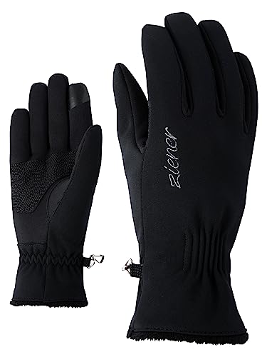 Ziener Damen IBRANA TOUCH LADY glove multisport Freizeit- / Funktions- / Outdoor-Handschuhe | winddicht, atmungsaktiv, schwarz (black), 8 von Ziener