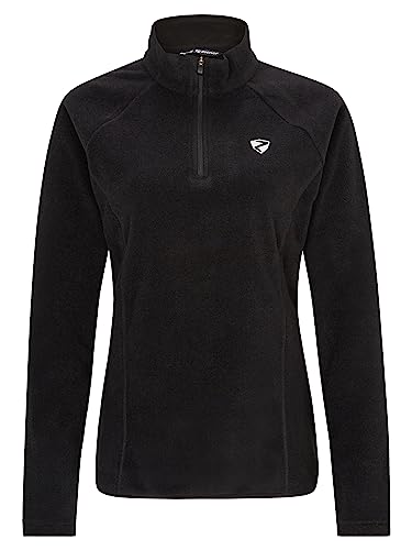 Ziener Damen JEMILA Skipullover Skirolli Funktions-Shirt | Langarm atmungsaktiv Fleece warm, black, 36 von Ziener