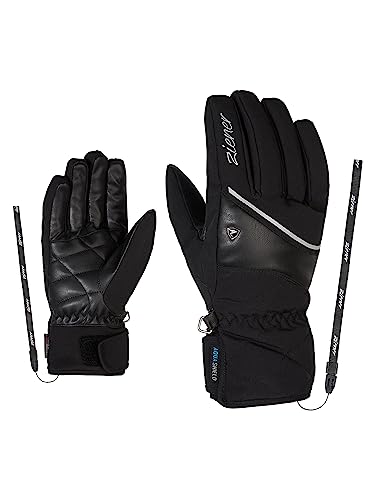 Ziener Damen KAIKA AS Ski-Handschuhe/Wintersport | Wasserdicht, Atmungsaktiv, Black, 6,5 Ziener Damen KAIKA AS Ski-Handschuhe/Wintersport | Wasserdicht, Atmungsaktiv, Black, 6,5 von Ziener
