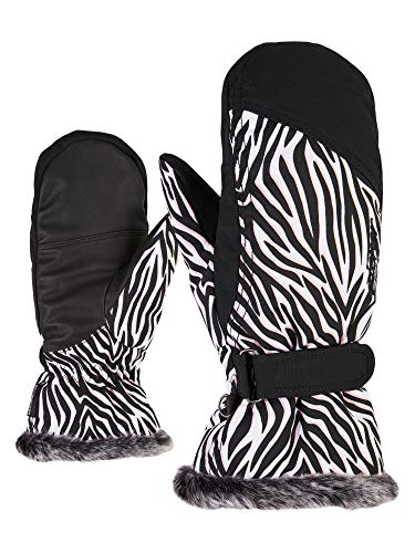 Ziener Damen KEM MITTEN lady glove Ski-handschuhe/Wintersport, , schwarz (wild zebra print), 7.5 Ziener Damen KEM MITTEN lady glove Ski-handschuhe/Wintersport, , schwarz (wild zebra print), 7.5 von Ziener