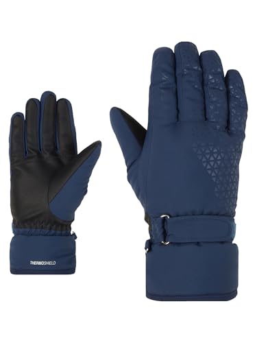 Ziener Damen KISAR Ski-Handschuhe/Wintersport | wasserdicht, PFC frei, Dark Navy, 6,5 Ziener Damen KISAR Ski-Handschuhe/Wintersport | wasserdicht, PFC frei, Dark Navy, 6,5 von Ziener