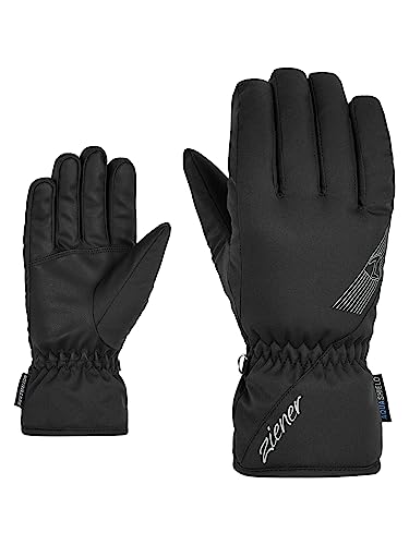 Ziener Damen KORENA Ski-Handschuhe/Wintersport | wasserdicht, atmungsaktiv, Black, 8 von Ziener