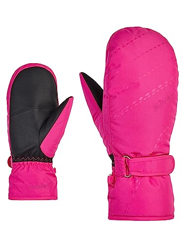 Ziener Damen KORVANA Ski-Fäustling/Wintersport | warm atmungsaktiv, pop pink, 7,5 von Ziener