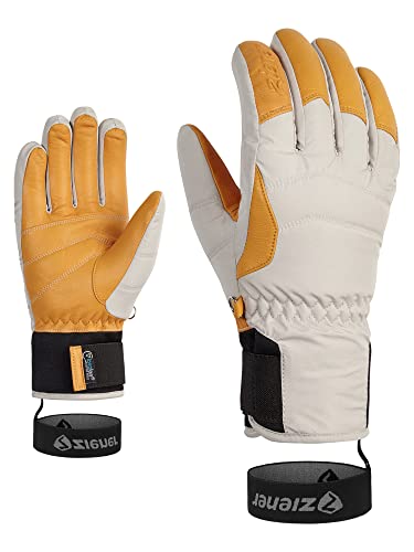 Ziener Damen Kale Ski-Handschuhe/Wintersport | wasserdicht, extra warm, Wolle, Silver beige, 6,5 Ziener Damen Kale Ski-Handschuhe/Wintersport | wasserdicht, extra warm, Wolle, Silver beige, 6,5 von Ziener