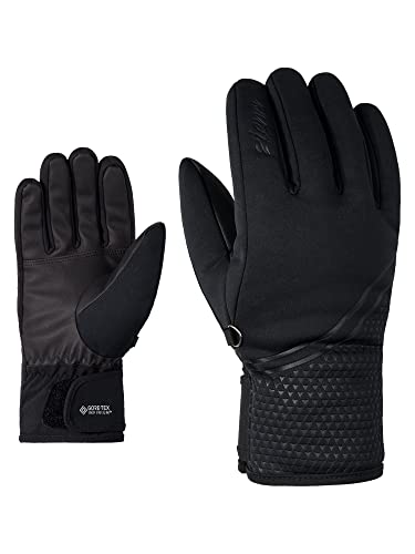 Ziener Damen Kanta GTX INF Ski-Handschuhe/Wintersport | Atmungsaktiv, Warm, Winddicht, Soft-Shell, Black, 7.5 Ziener Damen Kanta GTX INF Ski-Handschuhe/Wintersport | Atmungsaktiv, Warm, Winddicht, Soft-Shell, Black, 7.5 von Ziener