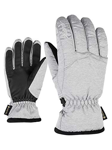 Ziener Damen Karri GTX Ski-Handschuhe/Wintersport | Wasserdicht, Atmungsaktiv, Light Melange, 8 von Ziener