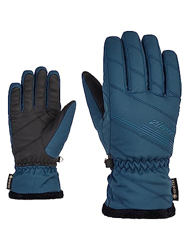 Ziener Damen Kasia Ski-Handschuhe/Wintersport | Gore-Tex, hale Navy, 8,5 von Ziener