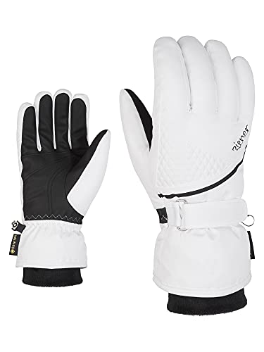 Ziener Damen Kiana Ski-Handschuhe/Wintersport | wasserdicht, atmungsaktiv, warm, Gore-Tex, white, 7 Ziener Damen Kiana Ski-Handschuhe/Wintersport | wasserdicht, atmungsaktiv, warm, Gore-Tex, white, 7 von Ziener
