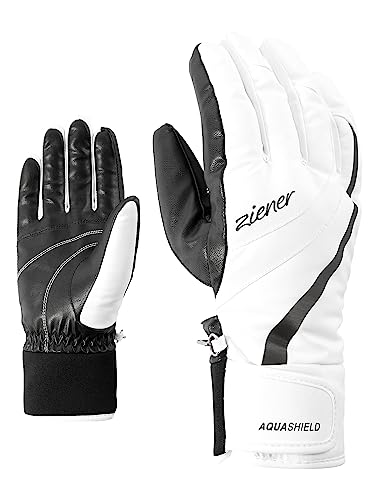 Ziener Damen Kitty AS Ski-Handschuhe/Wintersport | Wasserdicht Atmungsaktiv, white, 7,5 Ziener Damen Kitty AS Ski-Handschuhe/Wintersport | Wasserdicht Atmungsaktiv, white, 7,5 von Ziener