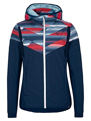 Ziener Damen NAFALDA Primaloft-Jacke | Funktionell, Warm, Mit Stretcheinsatz, Stripes, 42 von Ziener