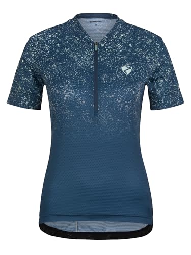 Ziener Damen NALADIA Fahrradtrikot/Radtrikot - Mountainbike|Rennrad - atmungsaktiv, schnelltrocknend, elastisch, Kurzarm, hale Navy, 34 Ziener Damen NALADIA Fahrradtrikot/Radtrikot - Mountainbike|Rennrad - atmungsaktiv, schnelltrocknend, elastisch, Kurzarm, hale Navy, 34 von Ziener