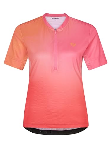 Ziener Damen NALADIA Fahrradtrikot/Radtrikot - Mountainbike|Rennrad - atmungsaktiv,schnelltrocknend,elastisch,Kurzarm, red Cheek, 38 Ziener Damen NALADIA Fahrradtrikot/Radtrikot - Mountainbike|Rennrad - atmungsaktiv,schnelltrocknend,elastisch,Kurzarm, red Cheek, 38 von Ziener