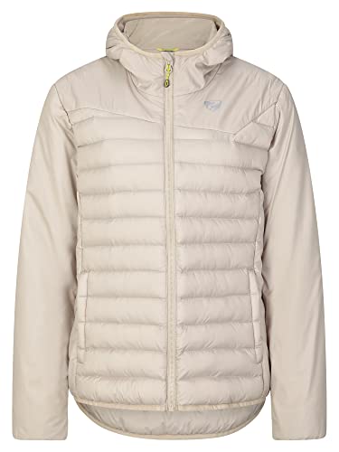 Ziener Damen NANTANA Wärme-Jacke Outdoor/Skitour | winddicht, Wolle, PFC frei, silver beige, 38 von Ziener