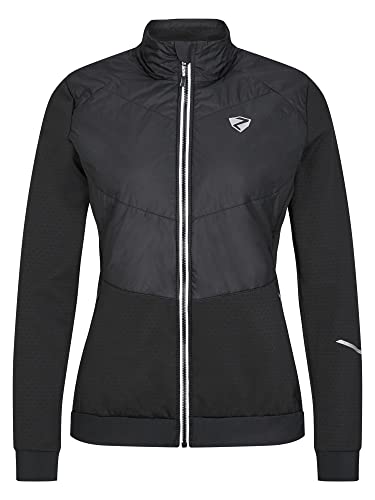 Ziener Damen NARINA Funktions- / Hybrid-Jacke Bergsport | wattiert, winddicht, Primaloft, black, 42 von Ziener