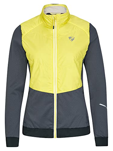 Ziener Damen NARINA Funktions- / Hybrid-Jacke Bergsport | wattiert, winddicht, Primaloft, lemon glaze.ombre, 36 von Ziener