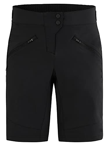 Ziener Damen NASITA Outdoor-Shorts/Rad- / Wander-Hose - atmungsaktiv,schnelltrocknend,elastisch, black, 44 von Ziener