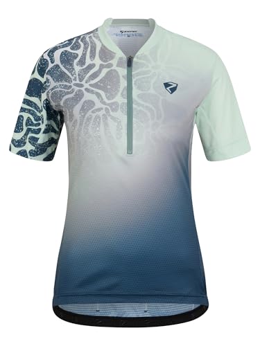 Ziener Damen NELENIA Fahrradtrikot/Radtrikot - Mountainbike|Rennrad - atmungsaktiv, schnelltrocknend, elastisch, Kurzarm, hale Navy, 48 Ziener Damen NELENIA Fahrradtrikot/Radtrikot - Mountainbike|Rennrad - atmungsaktiv, schnelltrocknend, elastisch, Kurzarm, hale Navy, 48 von Ziener