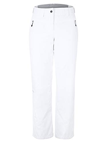 Ziener Damen PANJA Ski Snowboard-Hose | Atmungsaktiv, Wasserdicht, White, 46 von Ziener