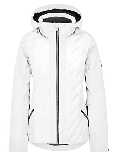 Ziener Damen TARIS Ski-Jacke | Primaloft, wasserdicht, PFC frei, white, 44 von Ziener