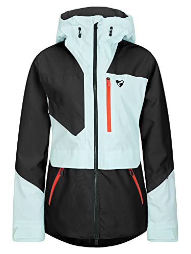 Ziener Damen TARSI Ski-Jacke/Freeride | sympatex, PFC frei, Wolle, ice, 46 von Ziener