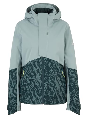 Ziener Damen TEDA Ski-Jacke/Snowboard-Jacke | atmungsaktiv, wasserdicht, jungle print, 40 von Ziener