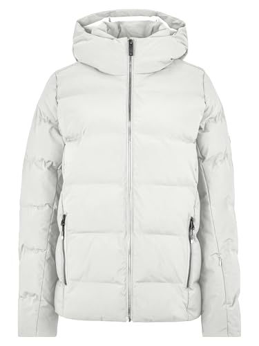 Ziener Damen TRAVA Ski-Jacke/Winterjacke | warm, atmungsaktiv, wasserdicht, whtie fog, 36 von Ziener