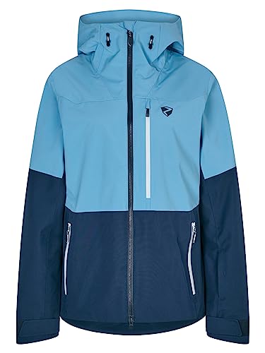 Ziener Damen TURIS Ski-Jacke/Freeride | sympatex, PFC frei, Wolle, hale navy, 36 von Ziener