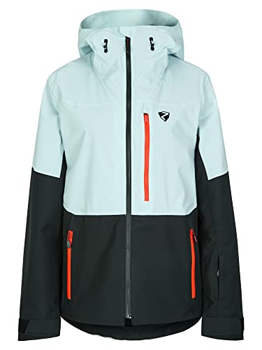 Ziener Damen TURIS Ski-Jacke/Freeride | sympatex, PFC frei, Wolle, ice, 40 von Ziener