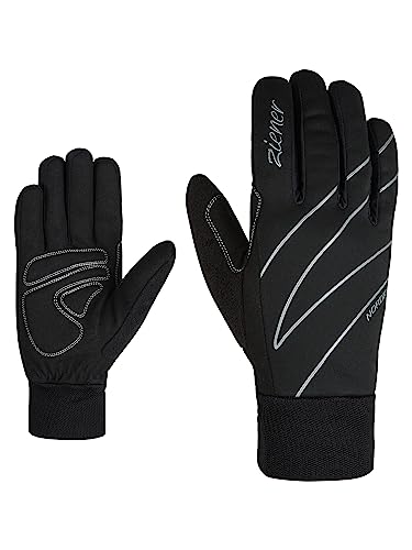 Ziener Damen UNICA Langlauf/Nordic/Crosscountry-Handschuhe | Soft-Shell Winddicht Atmungsaktiv, black, 6 von Ziener