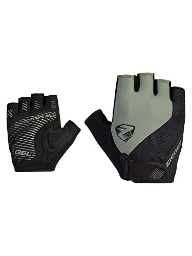 Ziener Erwachsene COLLBY Fahrrad/Mountainbike/Radsport-Handschuhe | Kurzfinger - atmungsaktiv,dämpfend, Green Stone, 10 von Ziener