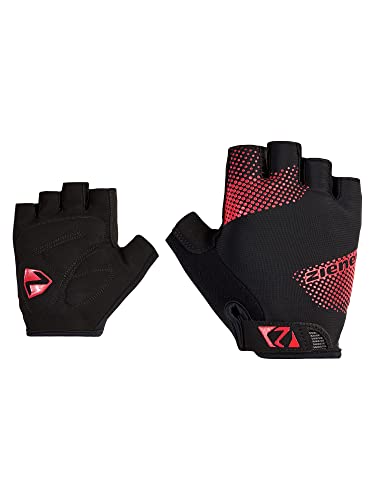 Ziener Erwachsene Camillo Fahrrad/Mountainbike/Radsport-Handschuhe | Kurzfinger - atmungsaktiv,dämpfend, red, 7,5 von Ziener