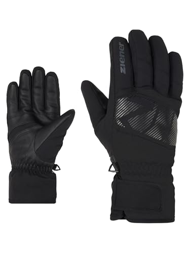 Ziener Erwachsene GALIBO Ski-Handschuhe/Wintersport | Gore-Tex, warm, atmungsaktiv, Black, 7 von Ziener