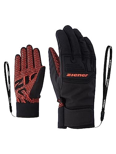 Ziener Erwachsene Ski-Handschuhe/Wintersport Wasserdicht Atmungsaktiv GARIM AS, orange spice, 10,5 von Ziener