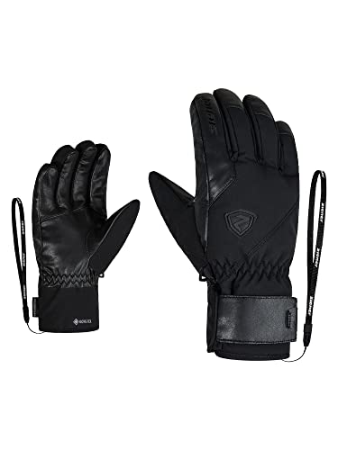 Ziener Erwachsene Genio GTX PR Ski-Handschuhe/Wintersport | Wasserdicht, Atmungsaktiv, Warm, Gore-tex, Primaloft, Black, 8 von Ziener