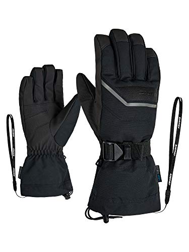 Ziener Erwachsene Ski-Handschuhe/Wintersport, Wasserdicht, Atmungsaktiv Gillian AS, Black, 9, 801064 von Ziener