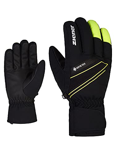 Ziener Herren Gunar Ski-Handschuhe/Wintersport | wasserdicht atmungsaktiv warm Gore-Tex, black.poison yellow, 8 Ziener Herren Gunar Ski-Handschuhe/Wintersport | wasserdicht atmungsaktiv warm Gore-Tex, black.poison yellow, 8 von Ziener