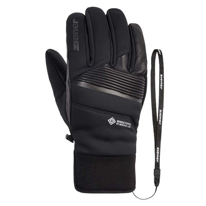 Ziener Ganno Ws Gloves Schwarz 7.5 Mann von Ziener