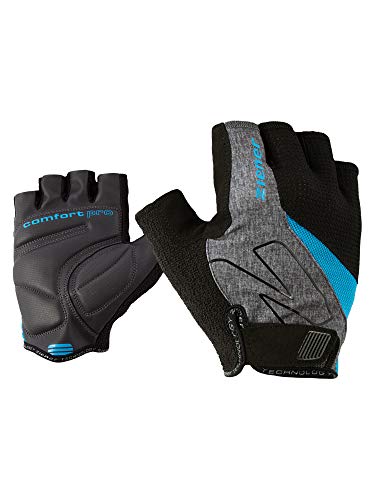 Ziener Herren CRAVE Fahrrad-, Mountainbike-, Radsport-Handschuhe | Kurzfinger - atmungsaktiv/dämpfend, grey melange.persian blue, 7 Ziener Herren CRAVE Fahrrad-, Mountainbike-, Radsport-Handschuhe | Kurzfinger - atmungsaktiv/dämpfend, grey melange.persian blue, 7 von Ziener