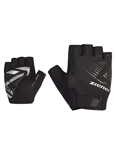 Ziener Herren CURDT Fahrrad-/Mountainbike-/Radsport-Handschuhe | Kurzfinger - atmungsaktiv/dämpfend, Black, 10 von Ziener